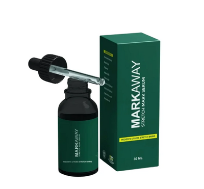 Markaway Stretch Mark Serum – Herbal Formula for Hydration, Skin Toning & Dark Spot Correction (30ml)